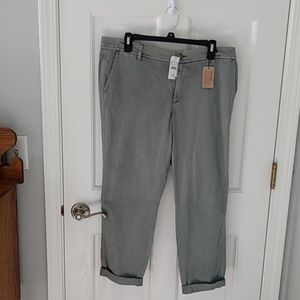 Cuffed ankle Chino pants